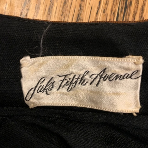 Saks fifth avenue vintage dress, 1960’s 1970’s geometric trim rick rack - Picture 10 of 10